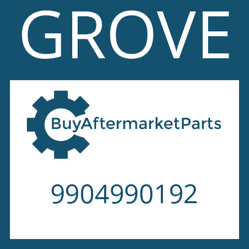 9904990192 GROVE GASKET