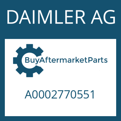 A0002770551 DAIMLER AG THRUST RING