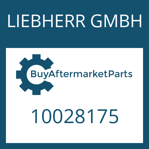 10028175 LIEBHERR GMBH TUBE