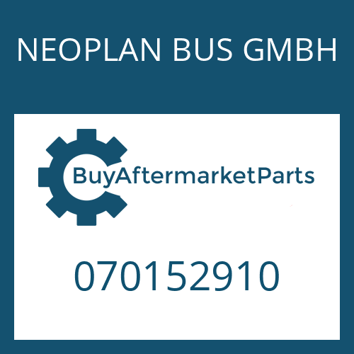 070152910 NEOPLAN BUS GMBH SLOTTED NUT