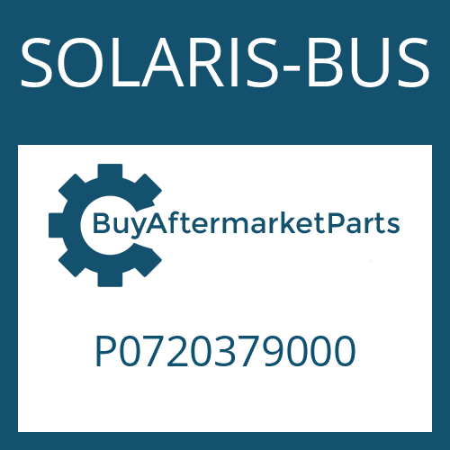 P0720379000 SOLARIS-BUS PORTALACHSE