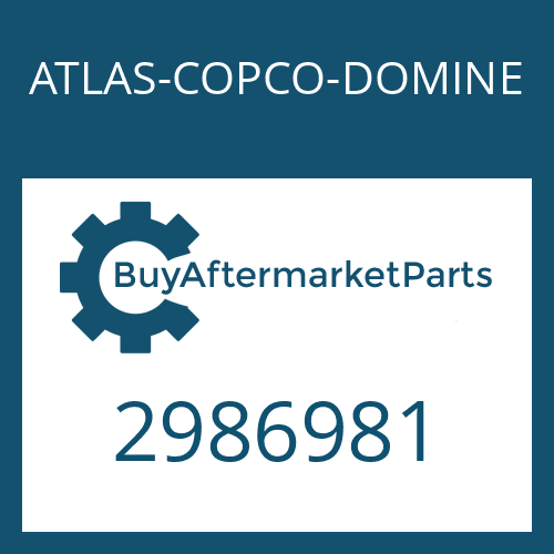 2986981 ATLAS-COPCO-DOMINE SUPPORT PLATE