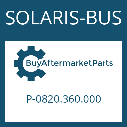 P-0820.360.000 SOLARIS-BUS RL 85 A