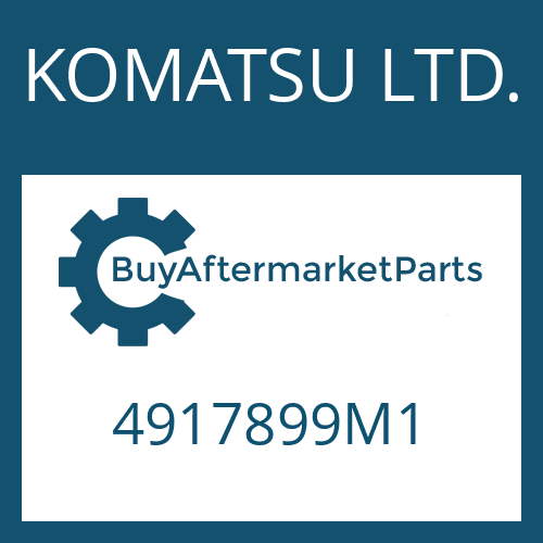 4917899M1 KOMATSU LTD. SUN GEAR SHAFT