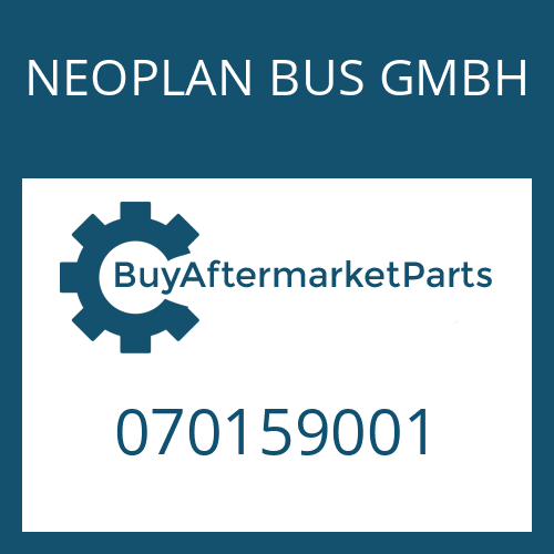 070159001 NEOPLAN BUS GMBH GASKET