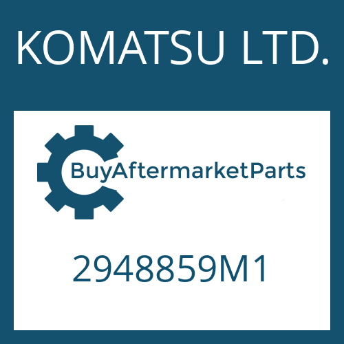 2948859M1 KOMATSU LTD. GASKET