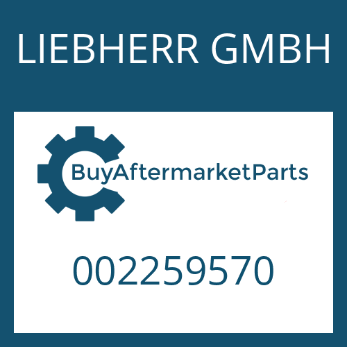 002259570 LIEBHERR GMBH INPUT FLANGE