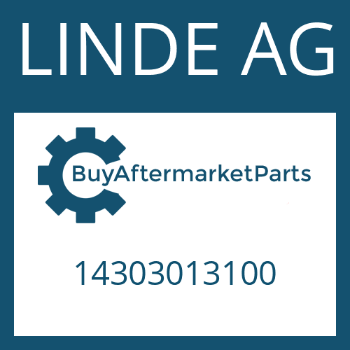 14303013100 LINDE AG FIXING PLATE