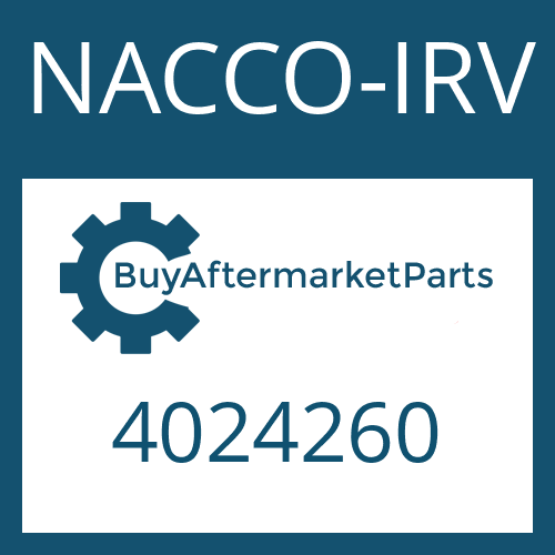 4024260 NACCO-IRV HOUSING