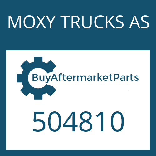 504810 MOXY TRUCKS AS GASKET