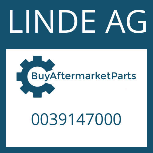 0039147000 LINDE AG SHIM RING