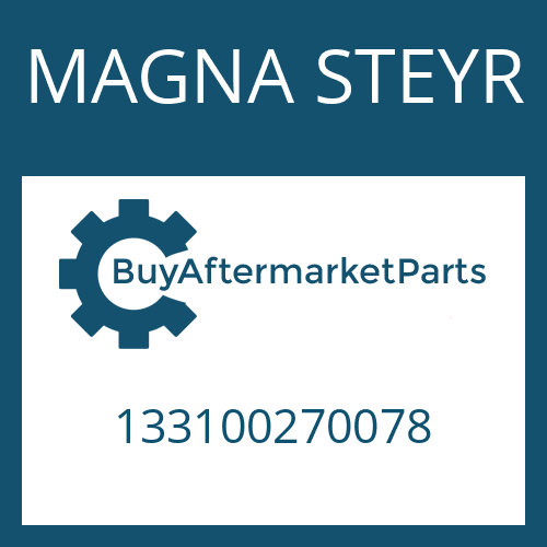 133100270078 MAGNA STEYR GEARSHIFT SHAFT