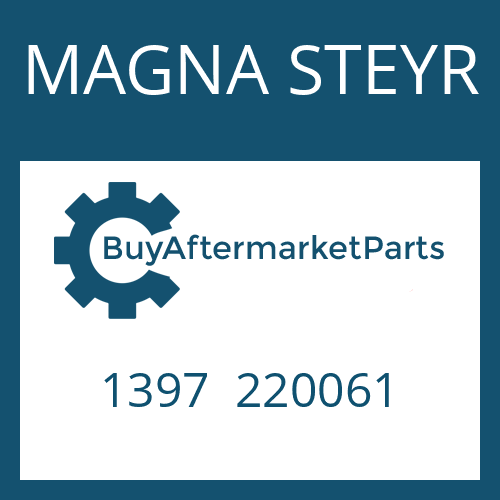 1397 220061 MAGNA STEYR LOCKING SCREW