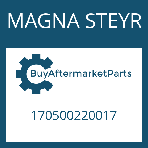 170500220017 MAGNA STEYR IDLER GEAR