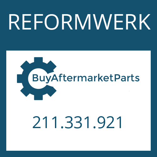 211.331.921 REFORMWERK O-RING