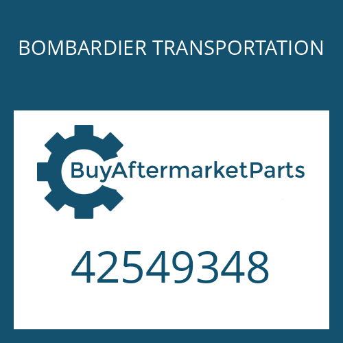 42549348 BOMBARDIER TRANSPORTATION SCHALTMUFFE