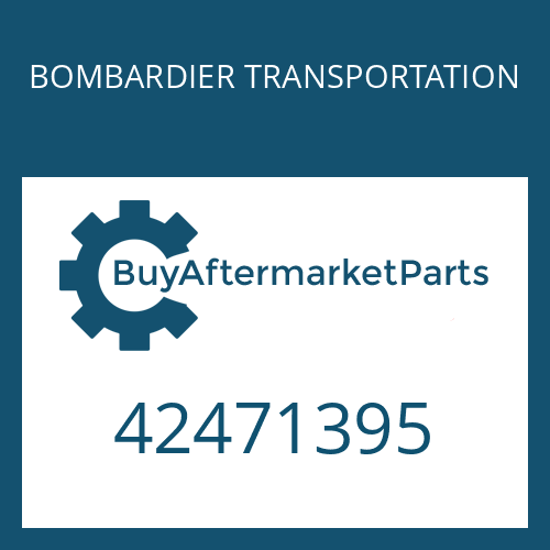 42471395 BOMBARDIER TRANSPORTATION HELICAL GEAR