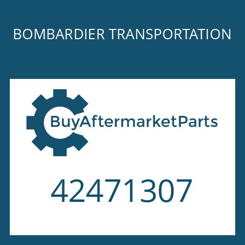 42471307 BOMBARDIER TRANSPORTATION OIL TUBE