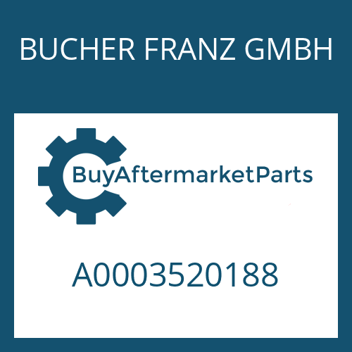 A0003520188 BUCHER FRANZ GMBH SCREEN SHEET