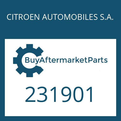 231901 CITROEN AUTOMOBILES S.A. PISTON