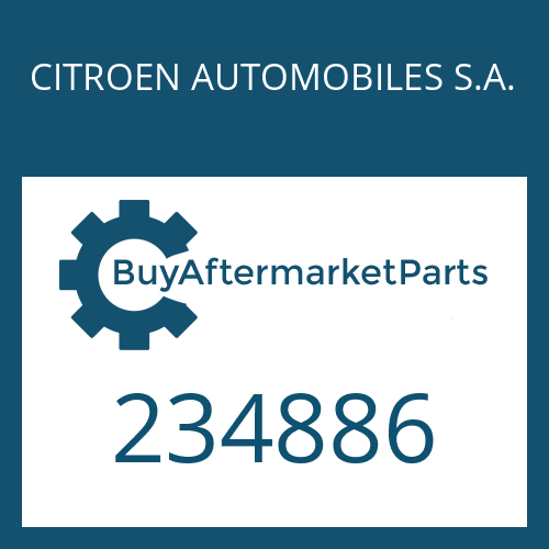 234886 CITROEN AUTOMOBILES S.A. WASHER