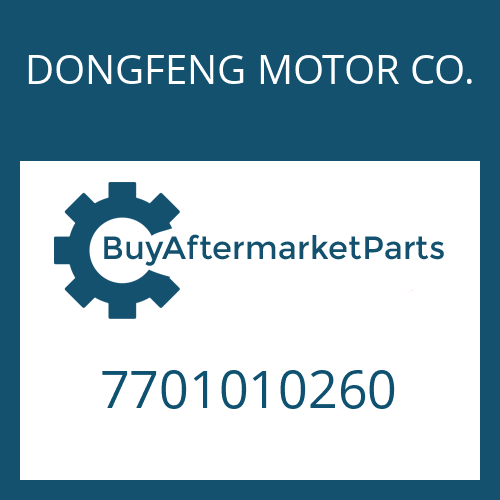 7701010260 DONGFENG MOTOR CO. SLIDING PAD