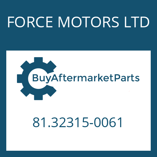 81.32315-0061 FORCE MOTORS LTD REVERSE IDLER GEAR