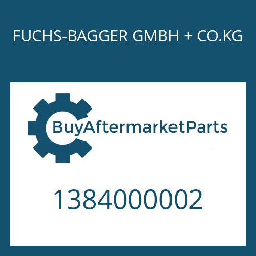 1384000002 FUCHS-BAGGER GMBH + CO.KG SLOT.PIN