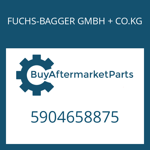 5904658875 FUCHS-BAGGER GMBH + CO.KG ROLLER BEARING