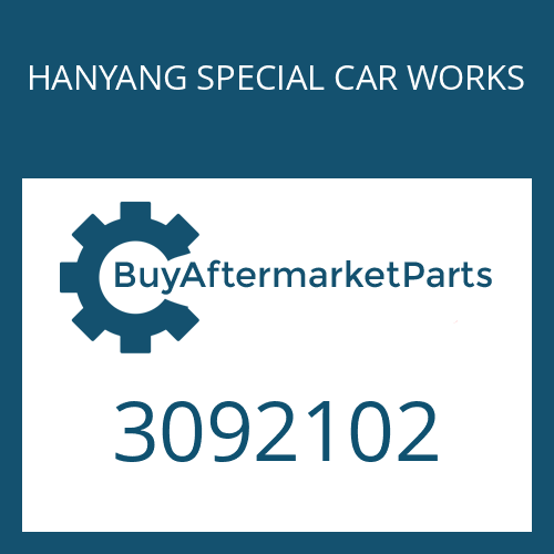 3092102 HANYANG SPECIAL CAR WORKS SHAFT SEAL