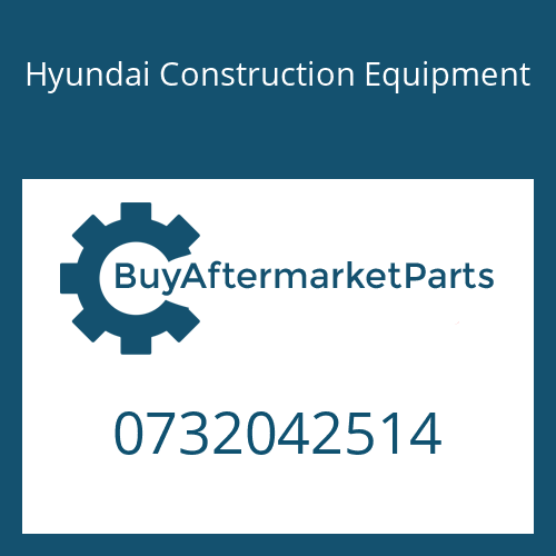 0732042514 Hyundai Construction Equipment COMPRESSION SPRING