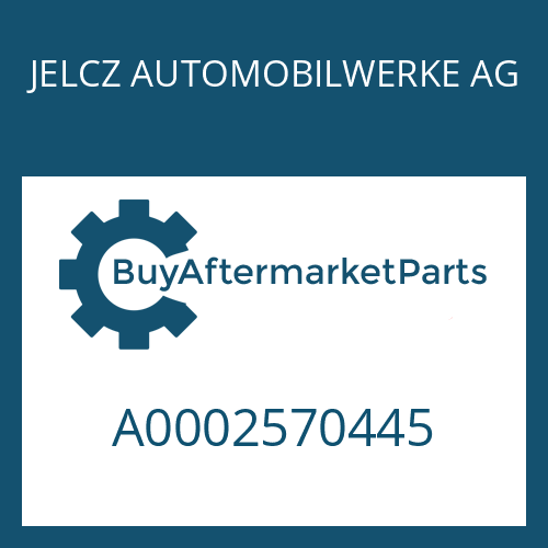 A0002570445 JELCZ AUTOMOBILWERKE AG CONN.PART