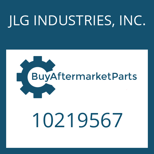 10219567 JLG INDUSTRIES, INC. SCREW PLUG