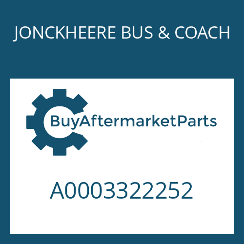 A0003322252 JONCKHEERE BUS & COACH SHIM