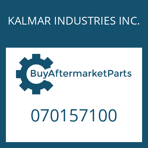 070157100 KALMAR INDUSTRIES INC. O-RING