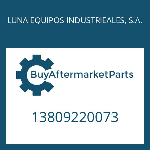 13809220073 LUNA EQUIPOS INDUSTRIEALES, S.A. HEXAGON BOLT