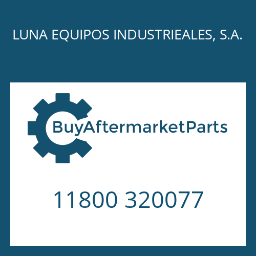 11800 320077 LUNA EQUIPOS INDUSTRIEALES, S.A. SLIDING PAD