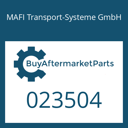 023504 MAFI Transport-Systeme GmbH WASHER