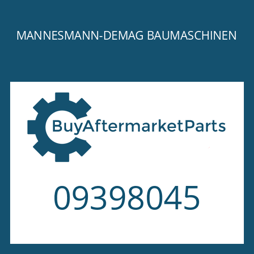 09398045 MANNESMANN-DEMAG BAUMASCHINEN SPRING