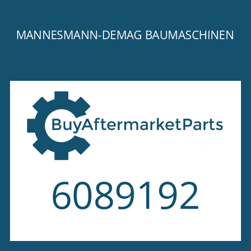 6089192 MANNESMANN-DEMAG BAUMASCHINEN HEXAGON SCREW