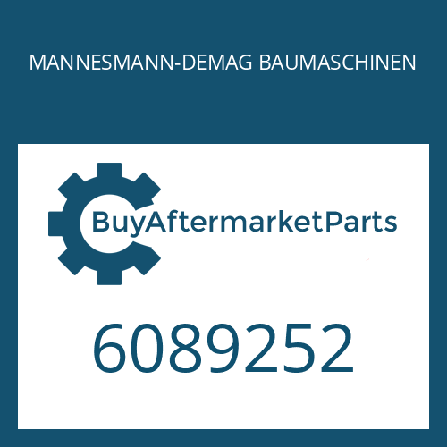 6089252 MANNESMANN-DEMAG BAUMASCHINEN COMPR.SPRING