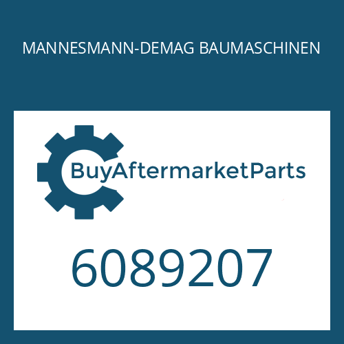 6089207 MANNESMANN-DEMAG BAUMASCHINEN ORIFICE