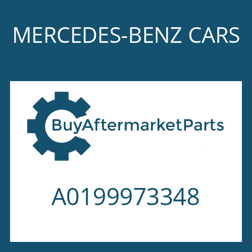 A0199973348 MERCEDES-BENZ CARS O-RING