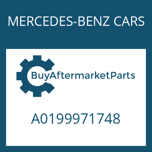 A0199971748 MERCEDES-BENZ CARS O-RING