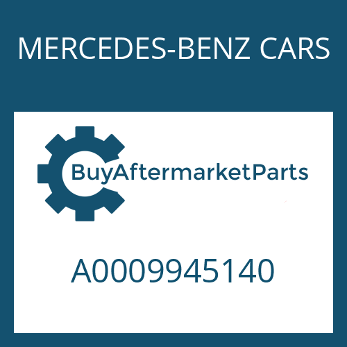 A0009945140 MERCEDES-BENZ CARS SNAP RING
