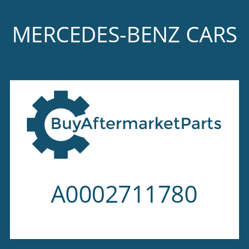 A0002711780 MERCEDES-BENZ CARS GASKET