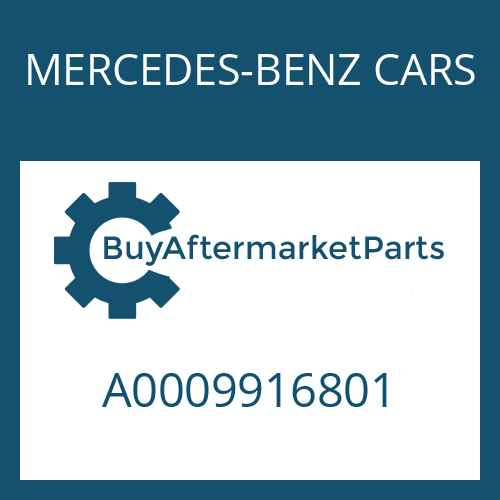 A0009916801 MERCEDES-BENZ CARS BEARING PIN