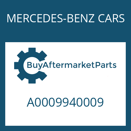 A0009940009 MERCEDES-BENZ CARS CIRCLIP