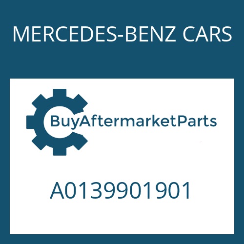 A0139901901 MERCEDES-BENZ CARS CAP SCREW