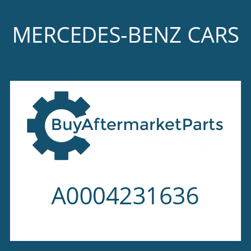 A0004231636 MERCEDES-BENZ CARS BRAKE SHAFT